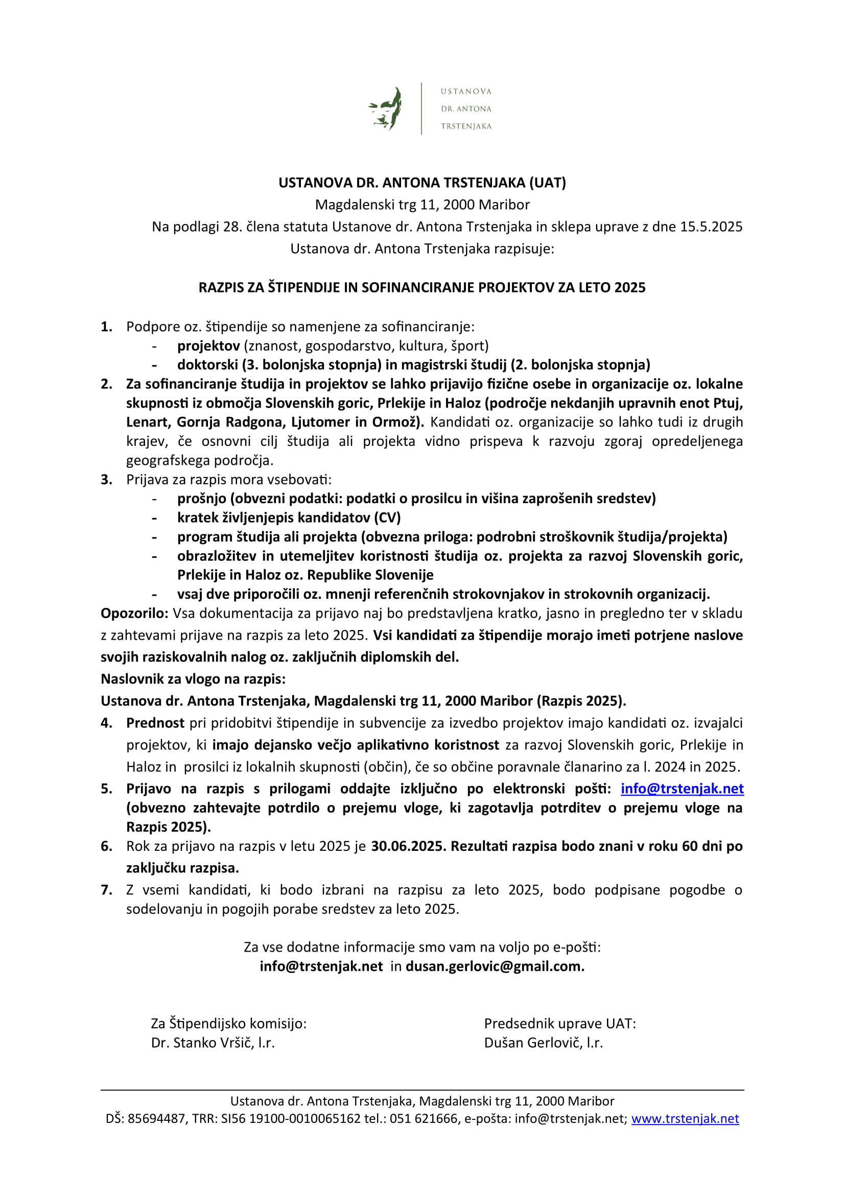 Razpis za štipendije in projekte 2025_pregledan-1